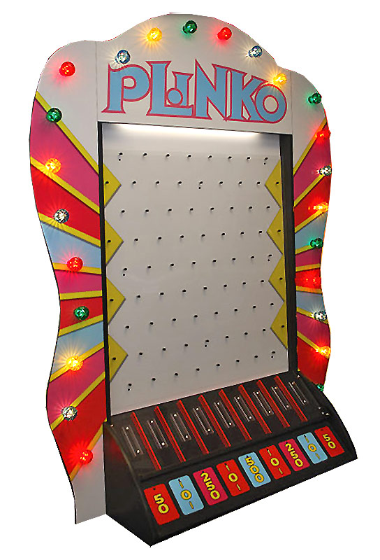 لعبة plinko الأصلية التى كانت فى كل كازينو منذ خمسينيات القرن الماضى